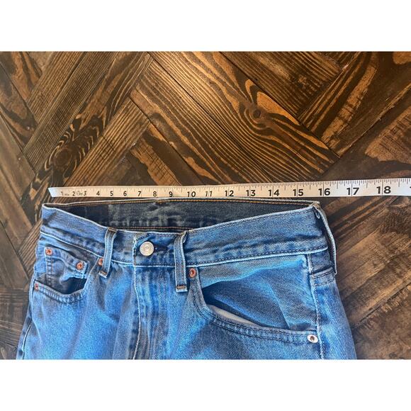 Levis 505 Jeans Men 32x30 Classic Western Academia Grandpa Twee Cowboy Aztec - Picture 4 of 11